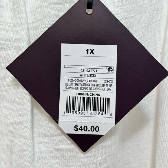 NWT Plus Size Aviv Sleeveless Multi Colored Tiered Dress Size 1X - Picture 3 of 8